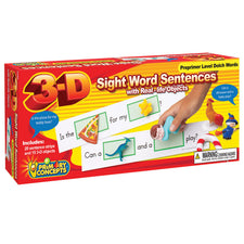 3-D Sight Word Sentences, Preprimer