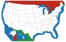 Practice Map Unlabeled U.S. 30 Sheets 9 x 16